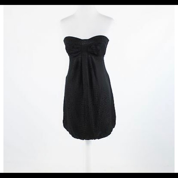 White House Black Market Dresses & Skirts - White House Black Market Strapless Silk Dress